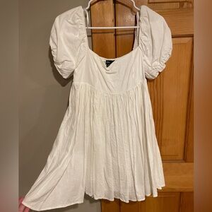 Lulus mini length white dress